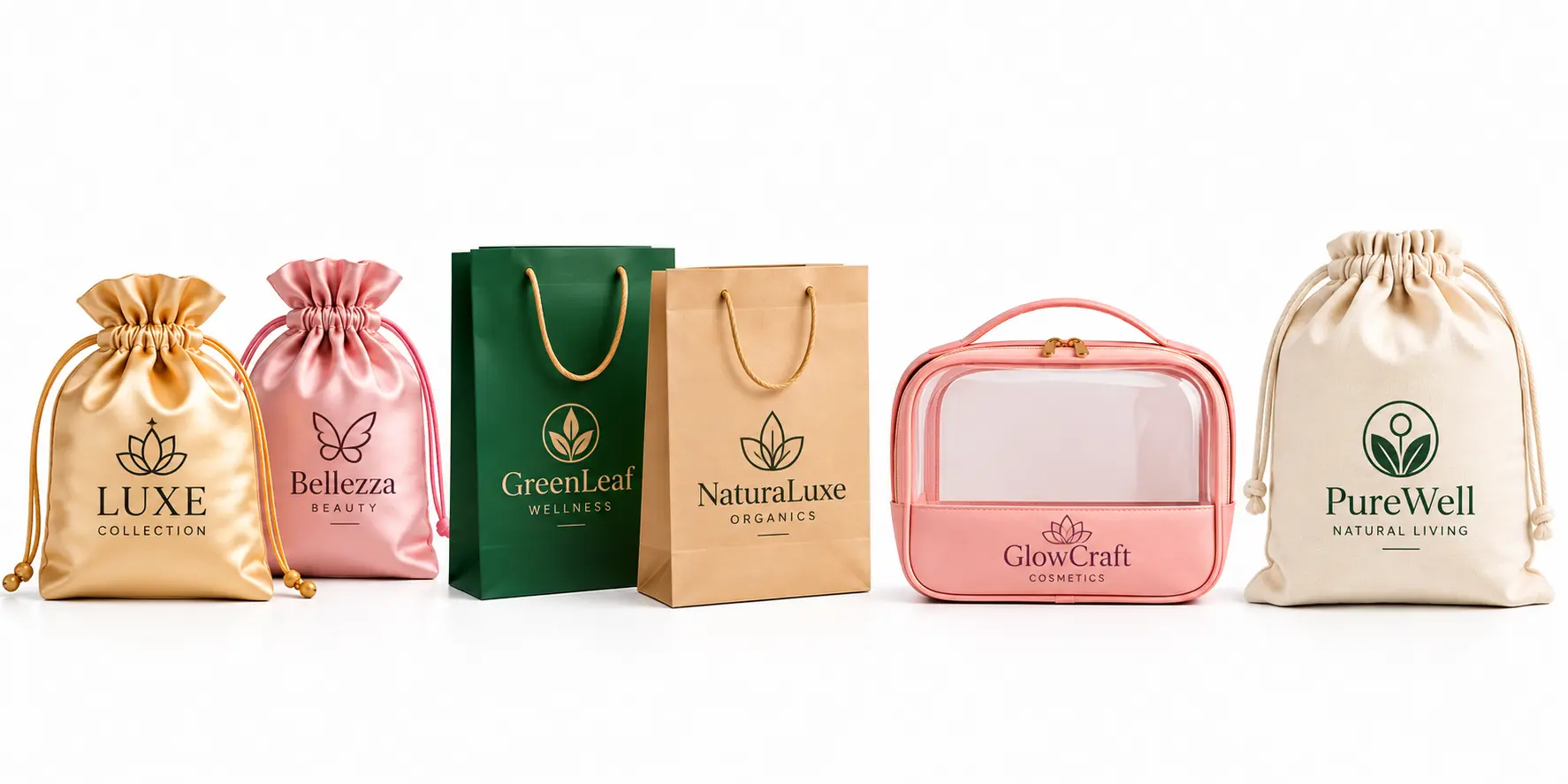 Paper Bags, Cosmetic Bags, Satin Poltis Manufacturers India